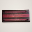 Bottom of the cigar and whiskey tray showing four non-slip rubber feet 
